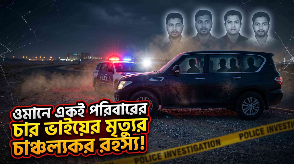 ওমানে গাড়ির ভেতর রহস্যজনকভাবে চট্টগ্রামের ৪ প্রবাসী ভাইয়ের মৃত্যু