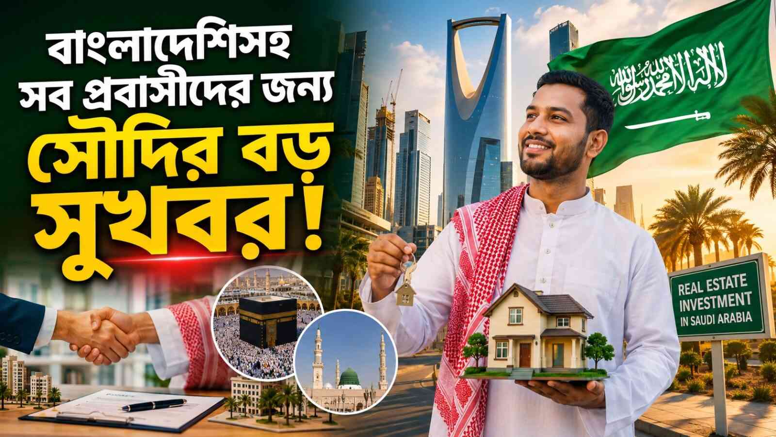 বাংলাদেশিসহ সব প্রবাসীদের জন্য সৌদি আরবের বিশেষ ঘোষণা!