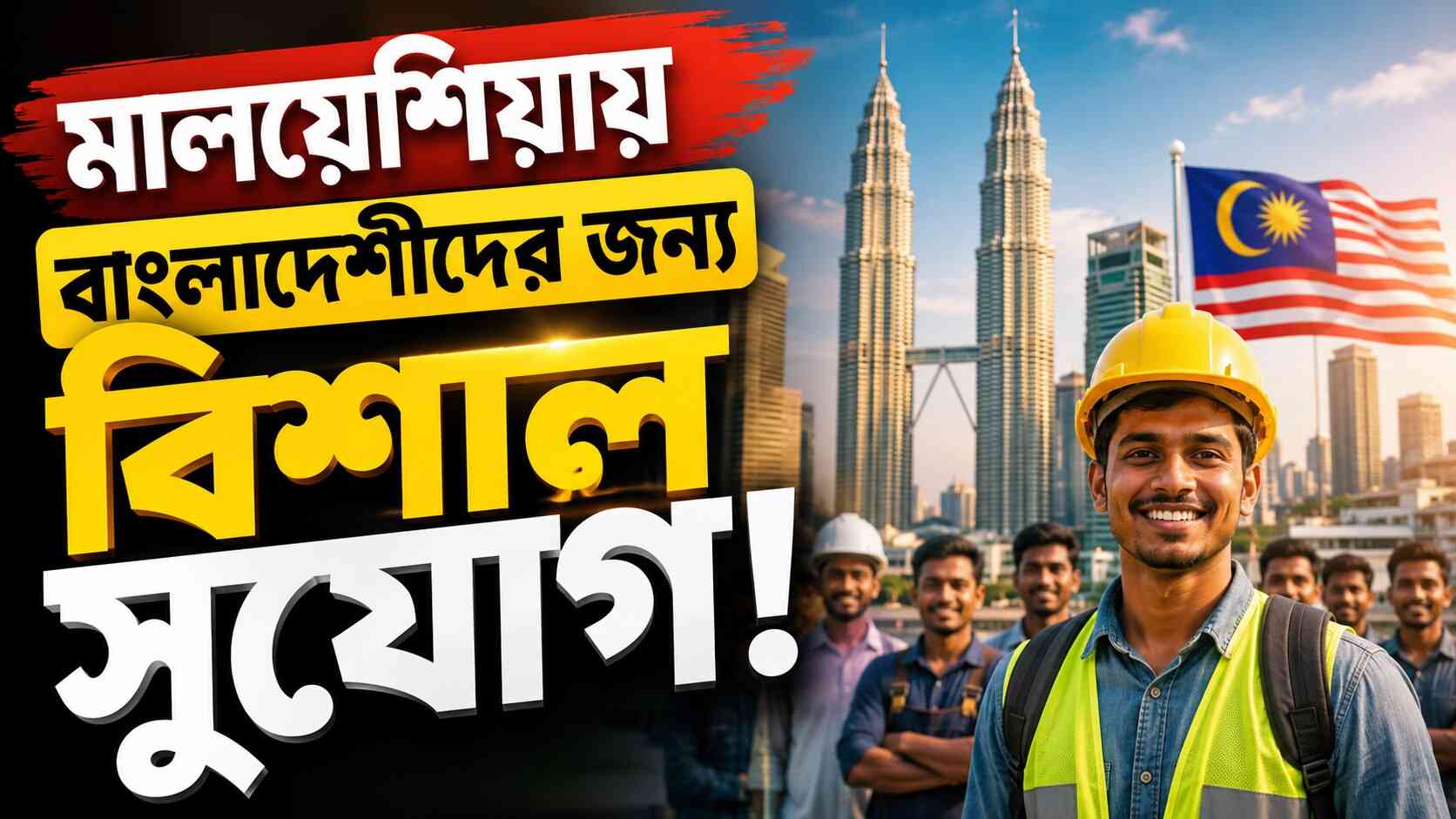 মালয়েশিয়ায় বাংলাদেশি তরুণদের জন্য খুলছে বড় সুযোগ!
