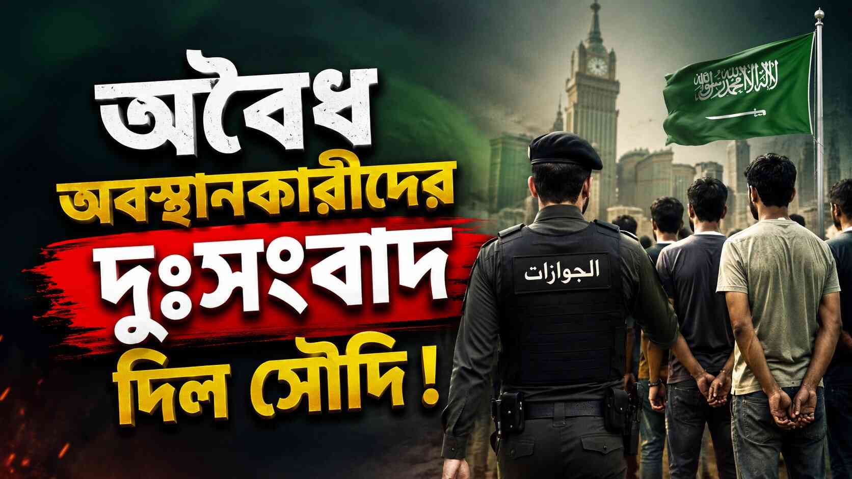 সৌদিতে প্রবাসীদের জন্য বড় সতর্কবার্তা, ভিসা নিয়ে বড় ঘোষণা