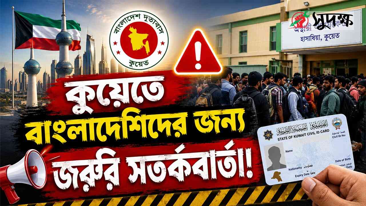কুয়েতে বাংলাদেশিদের জন্য জরুরি সতর্কতা! দূতাবাসের বড় নির্দেশনা