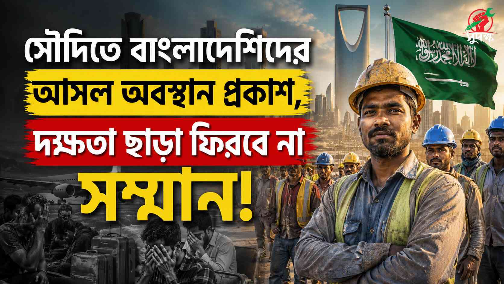 সৌদিতে বাংলাদেশিদের আসল অবস্থান প্রকাশ, দক্ষতা ছাড়া ফিরবে না সম্মান!