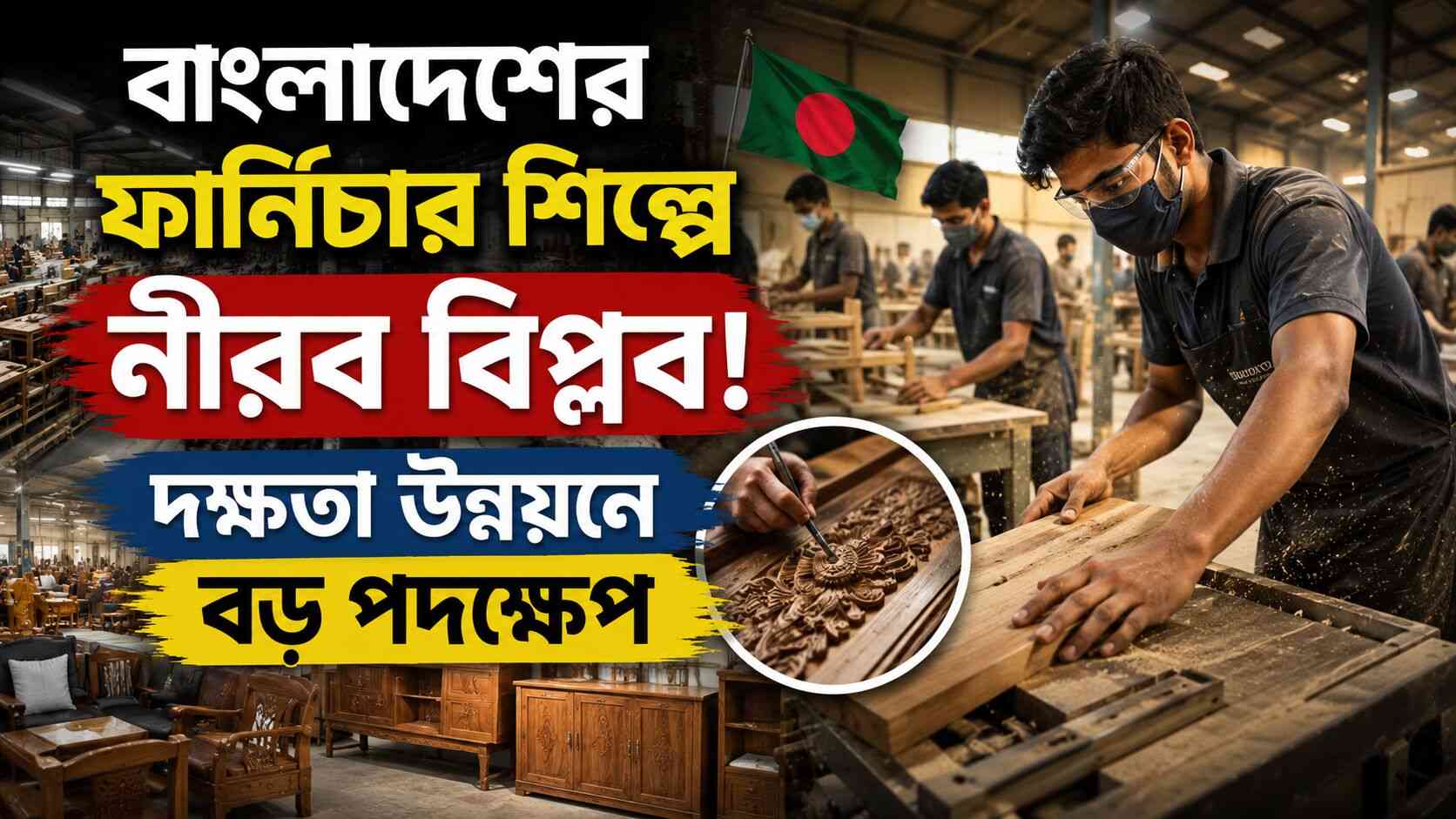 বাংলাদেশের ফার্নিচার শিল্পে নীরব বিপ্লব! দক্ষতা উন্নয়নে বড় পদক্ষেপ