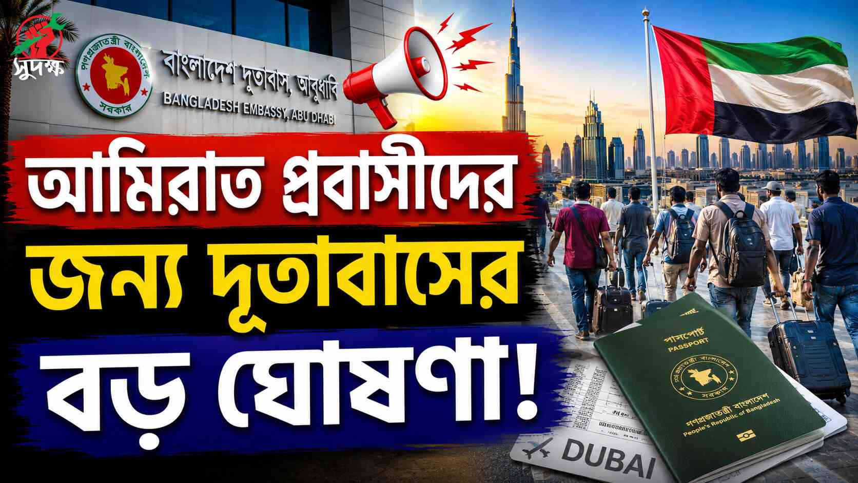 ভিসা ইস্যুতে ক্ষতিগ্রস্ত আমিরাত প্রবাসীদের জন্য দূতাবাসের জরুরি বার্তা