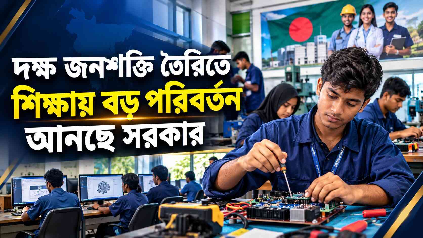 দক্ষ জনশক্তি তৈরিতে শিক্ষায় বড় পরিবর্তন আনছে সরকার
