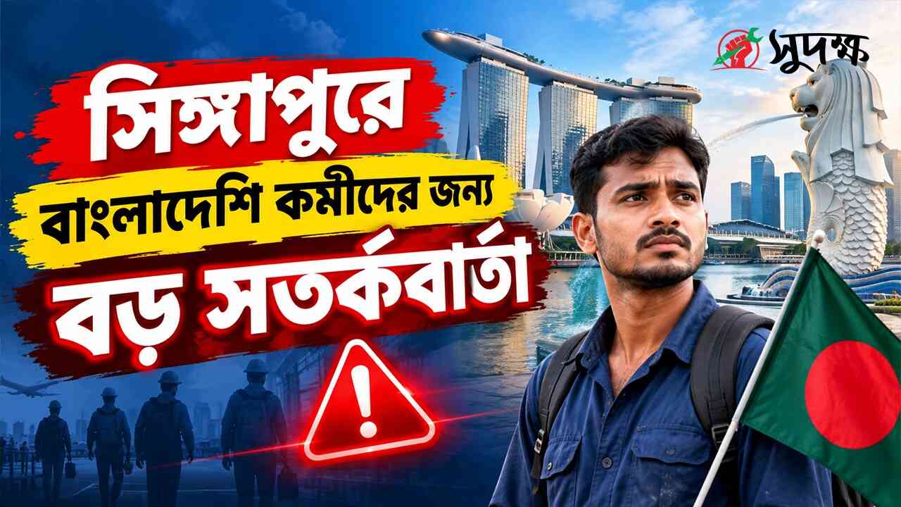 বাংলাদেশের দ্বিতীয় বৃহত্তম শ্রমবাজার এখন সিঙ্গাপুর, তবে কর্মী নিয়োগে সামনে কড়াকড়ির শঙ্কা
