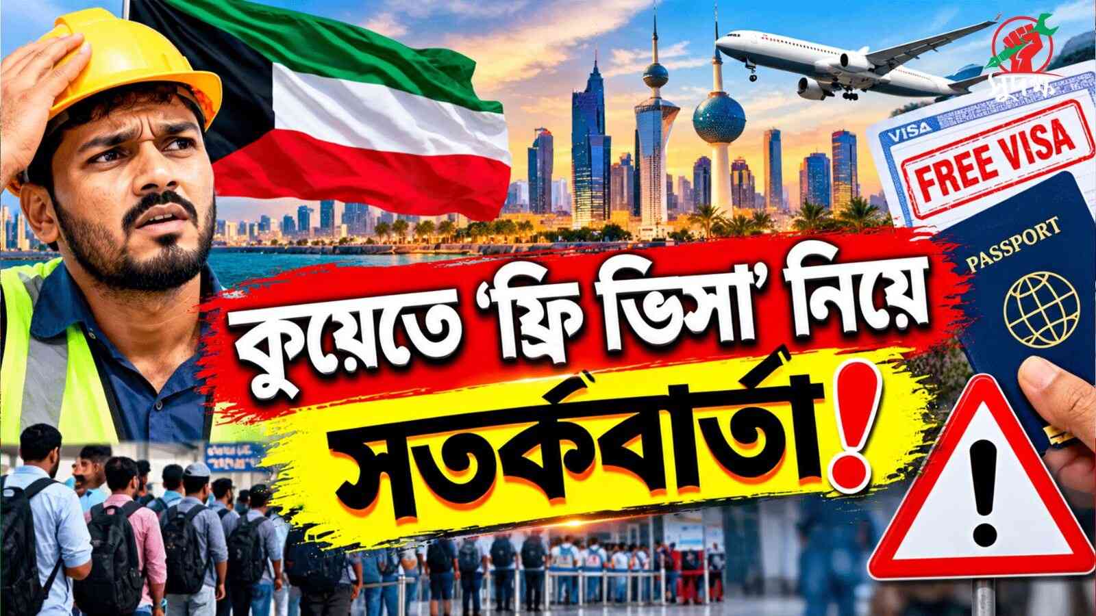 কুয়েতে ‘ফ্রি ভিসা’ নিয়ে সতর্কবার্তা, দালালের ফাঁদে প্রবাসীরা
